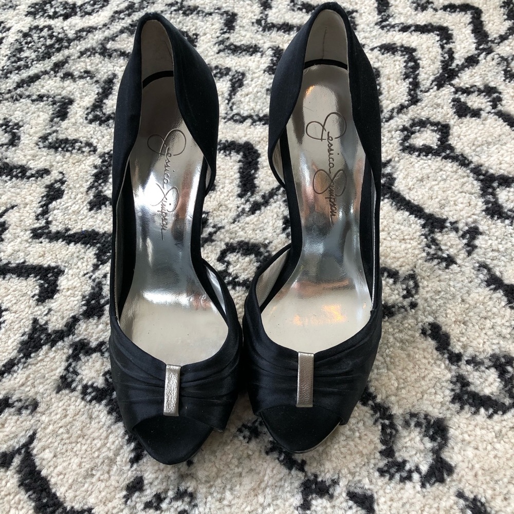 Jessica Simpson open-toe heels